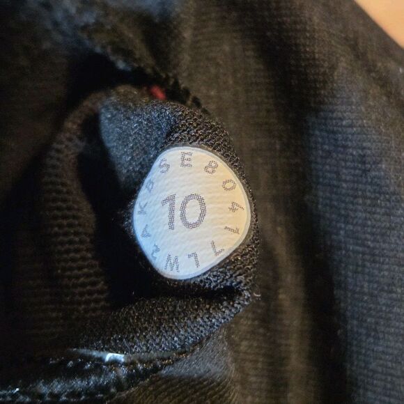 Lululemon Break Free Racerback Sports Bra Sz 10 Med. SoulCycle Black Quick Dry - Picture 4 of 6